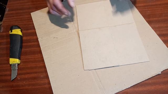 Черепица из стекла или плоского шифера: модель на картоне
