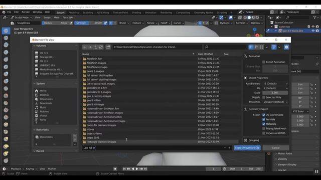 Create Daz3d Morphs in Blender смотреть онлайн