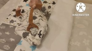 Хлопковая непромокаемая пелёнка коврик печворк Котики