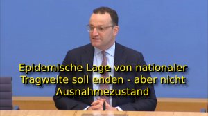 Epidemische Lage von nationaler Tragweite soll enden - aber nicht Ausnahmezustand