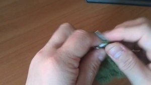Объёмный узор спицами ШАХМАТКА