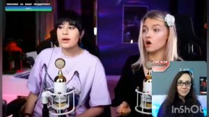 Diana Ankudinova  and Sasha Kapusstina "Show Must Go On"  reaction