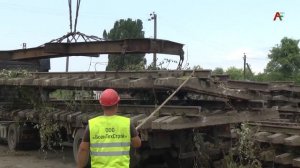 В Очамчири ведутся работы по расчистке железнодорожных путей