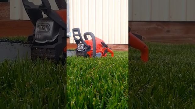 Husqvarna 455 rancher and a Husqvarna 130