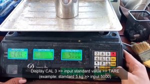 Calibration Digital Scale Dahongying Capacity 40 kg / Kalibrasi Dahongying 40 kg