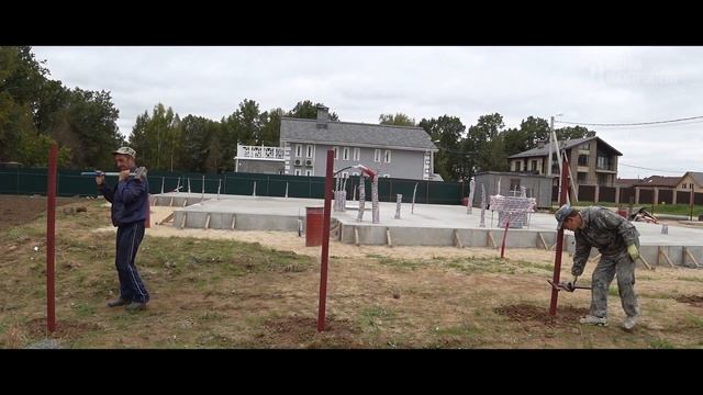 Забор вокруг участка на ЗА 1 ДЕНЬ! Как быстро сделать ограждение вокруг дома? смотреть онлайн