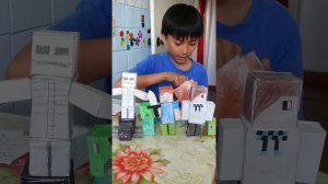 Как делать из бумаги Minecraft