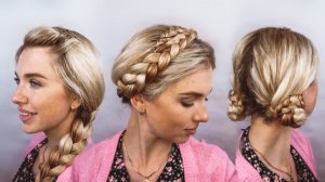 3 ПРОСТЫЕ И БЫСТРЫЕ ПРИЧЕСКИ ВМЕСТО ОБЫЧНОЙ КОСЫ ЗА 2 МИН \ 3 RUNNING LATE HAIRSTYLES  - BEAUTYMAKER