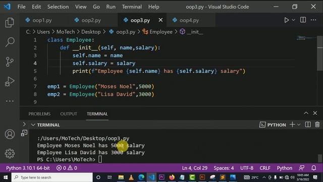 Why You Need init  method In Python ?