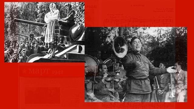 В землянке