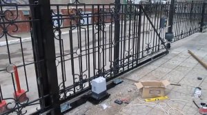 Уличные откатные (сдвижные) ворота с приводом Дорхан в Перми