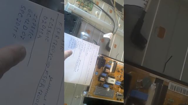 SAMSUNG UE46F5000AKXRU (5-2) 2013.04.19 моргает светодиод.прошивка смотреть онлайн