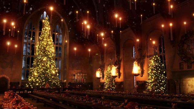 Harry Potter - Christmas at Hogwarts - MUSIC & AMBIENCE (1 HOUR)