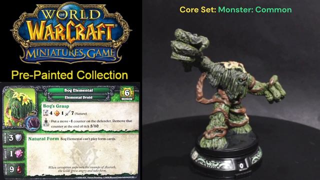 World Of Warcraft Miniatures Game, Bog Elemental, Pre Painted Collection. смотреть онлайн