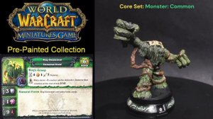 World Of Warcraft Miniatures Game, Bog Elemental, Pre Painted Collection.