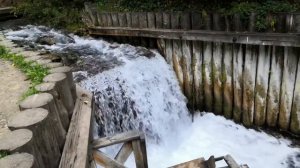 Красоты природы в Казани. Голубое озеро и водопад в Казани.