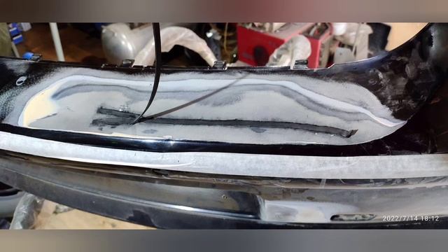 Ремонт заднего бампера BMW -1 смотреть онлайн