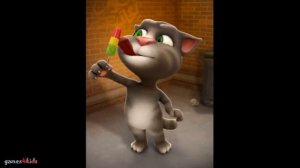 Talking TOM cat - funny reaction by My Talking cat TOM - best iPhone Android Apps games kids episod