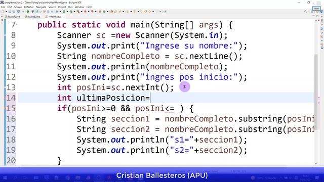 Clase String en JAVA Metodo trim concat substring mas validaciones y replace PARTE 2/2 смотреть онлайн