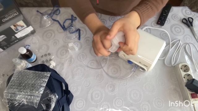Ингалятор . Компрессорный Небулайзер. Ингалятор Omron NE-C28 PLUS. Как пользоваться ингалятором