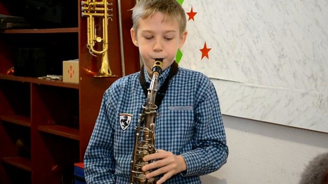 Галагуз Артем, саксофон, 3кл., 9 років, Л.Затуловський "Жарт" G-dur смотреть онлайн