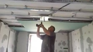 Отделка потолка гипсокартоном