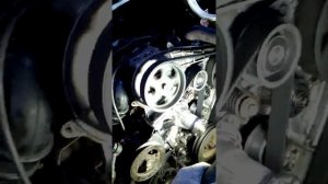 Удаление балансировачного ремня.