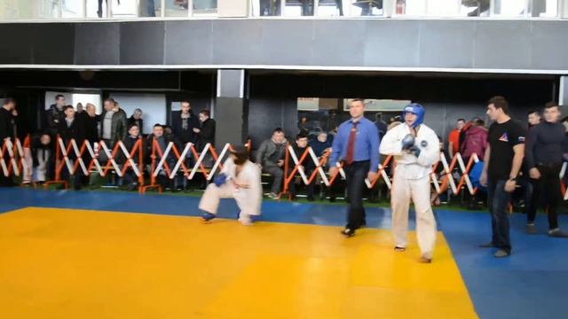 Колесников Игорь 3 бой до 75 кг, рукопашный бой 11.12.16