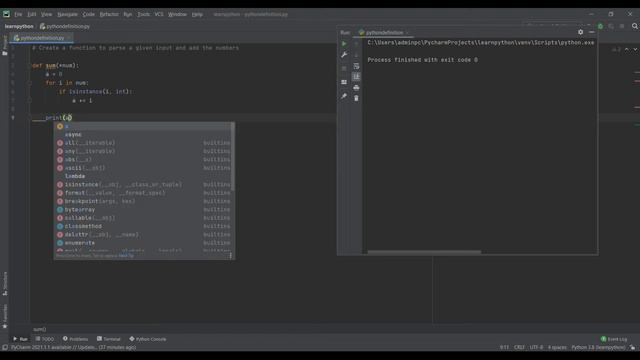 Python: Create definition смотреть онлайн