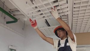 Монтаж потолка грильяда