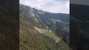 Renon's Cable Car Ride Aerial Views  @Bolzano Italy