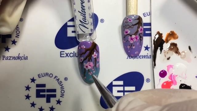 Сакура на ногтях. Дизайн ногтей сакура