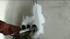 Монтаж подрозетника с распайкой