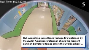 Disturbing new footage shows Salvador Ramos in Uvalde school, cops running | New York Post