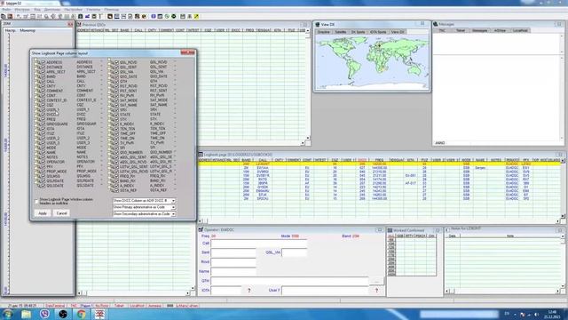 Logger32 #4 LogBook Page / Previos QSO's