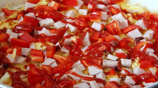 Заливной закусочный пирог