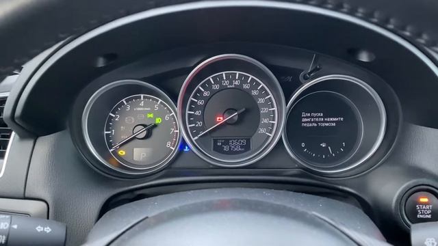 Заводим в мороз Мазда CX-5 смотреть онлайн