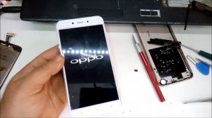 Замена дисплейного модуля на смартфоне OPPO.