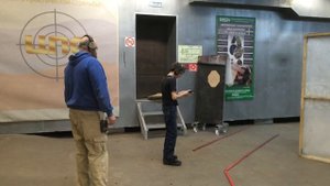 Котик стрельба из ПМ с левой руки