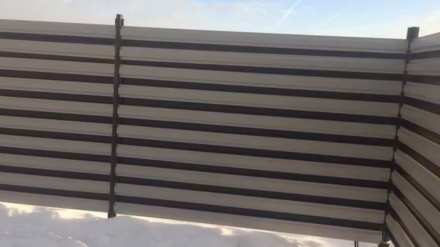 Забор из штакетника. Горизонтальное расположение. смотреть онлайн