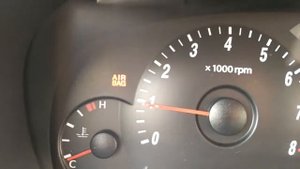 Элантра 3 прогревочные обороты