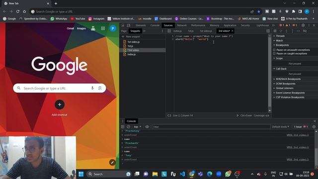 Strings in JavaScript  Part-1 ? JavaScript free course for beginers from a beginer TAMIL ?