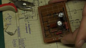 БЛОК ПИТАНИЯ ДЛЯ ЧАСОВ НА ЛАМПАХ ИВ-6 ЧАСТ 1