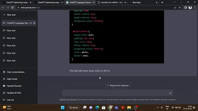 React App using ChatGPT | Explained in Tamil. смотреть онлайн