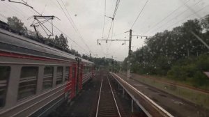 Из кабины электровоза ЧС7