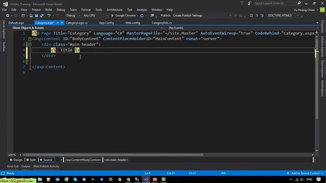 Webform: #06 Create Data Access and Business Logic Layers in Webform & Entity Framework