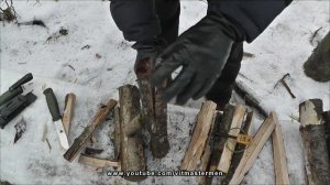 Нож для леса PSRK сталь 14C28N, по мотивам ножа Рэя Мирса. Нож выживания.