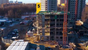 Ход строительства ЖК «Одинград Лесной, Центральный», декабрь 2020