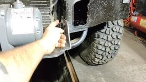 Установка лебедки на Гранд Чероки WJ / Installation of a winch on a Grand Cherokee WJ