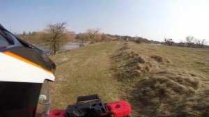 Городище | Катаюсь на квадро Bombardier Can-Am Outlander 1000